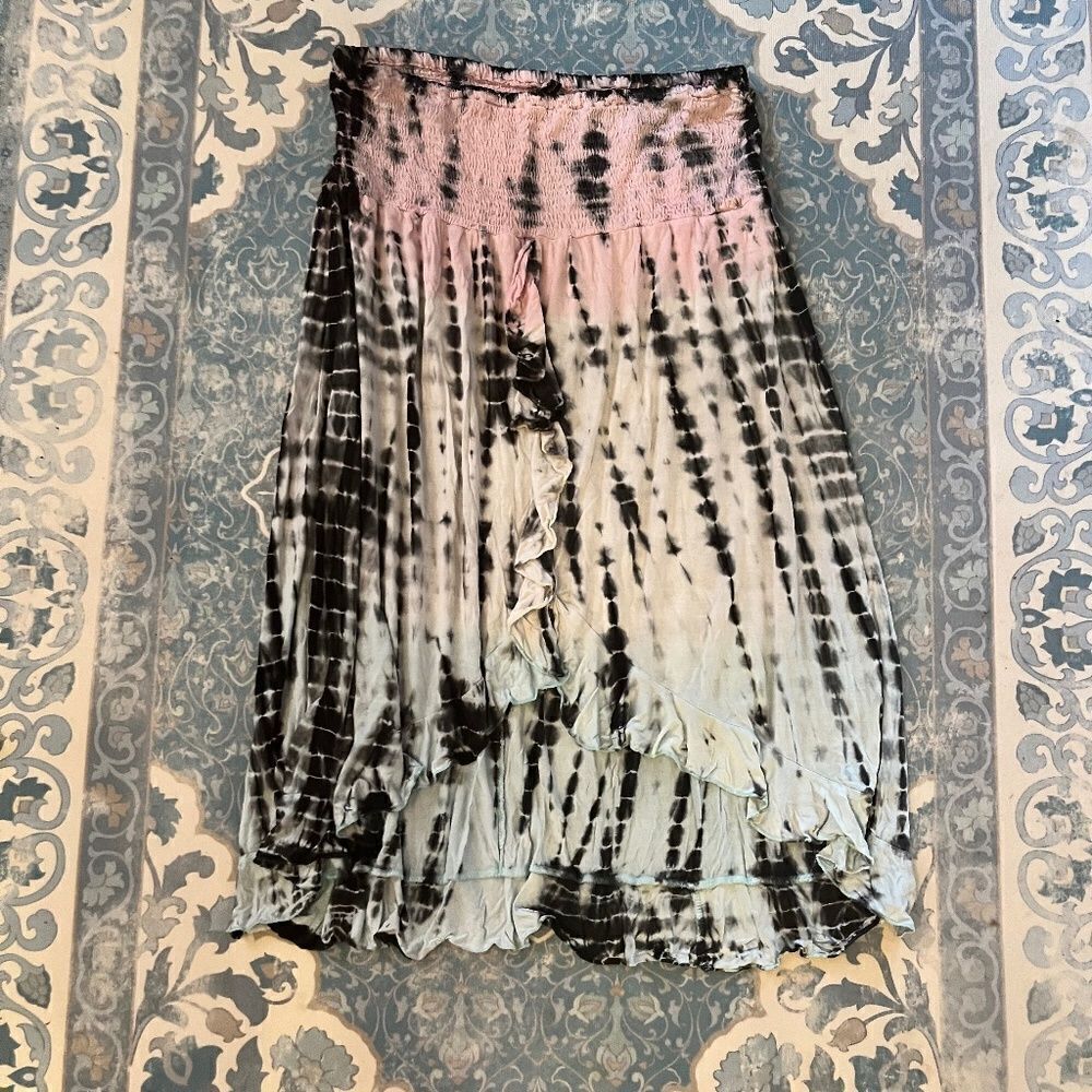 Raviya 2XL Sundress Tie-Dye Ruffles Great Cover-up